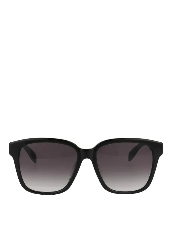 Alexander Mcqueen Lunettes De Soleil - Noir - Noir | AM0331SK001