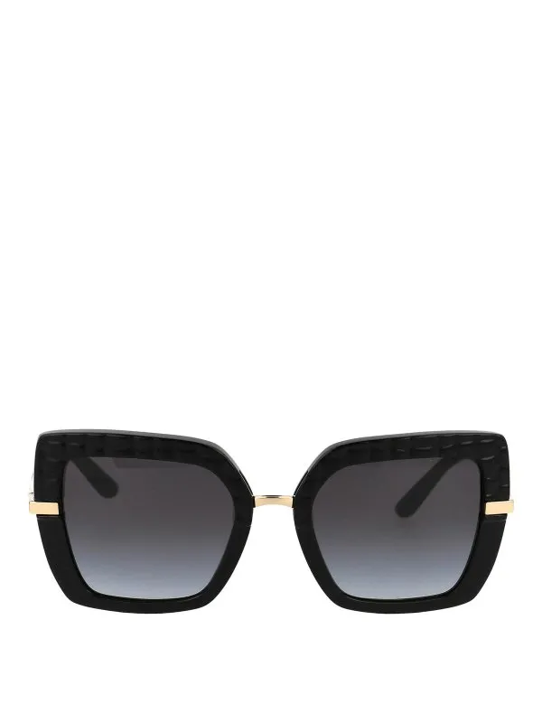 Dolce & Gabbana Lunettes De Soleil - Noir - Noir | 0DG437332888G