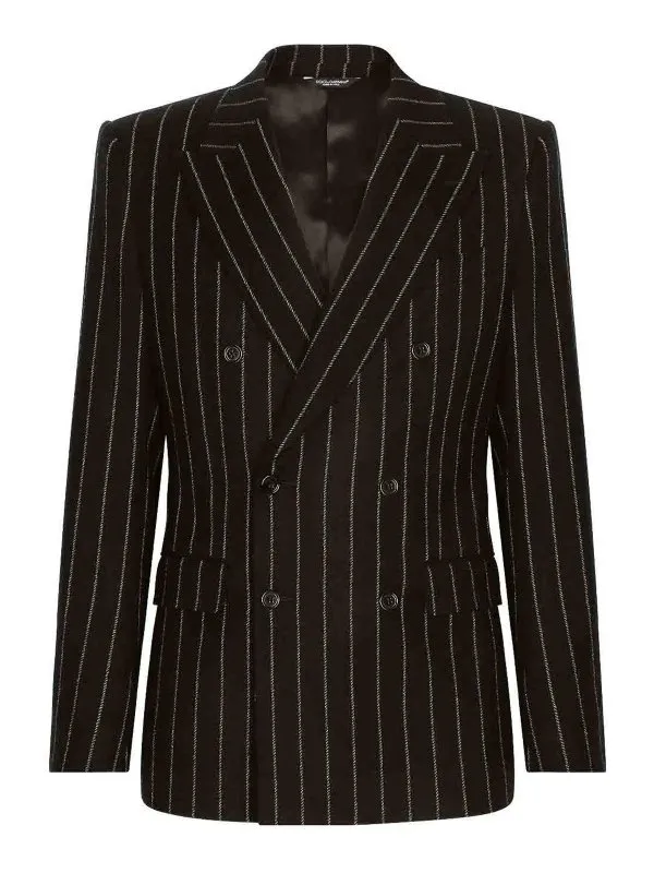 Dolce & Gabbana Blazer - Rose Clair - Noir | G2QU4TFRMD4S8051