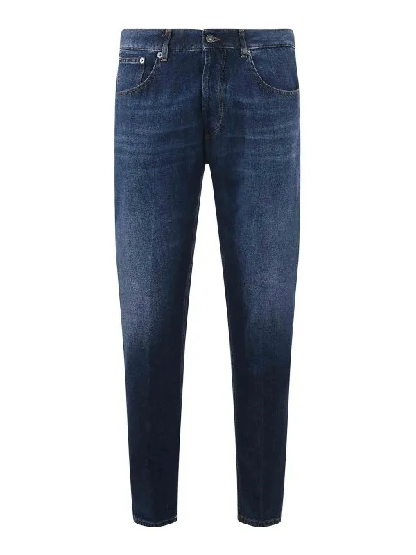 Dondup Jean Droit - Bleu - Bleu - Homme | UP576DF0261FE3800
