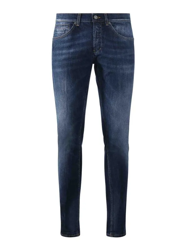 Dondup Jean Droit - George - Denim - Homme | UP232DS0257GF8800