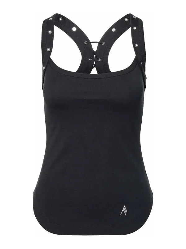 The Attico Top - Noir - Noir - Femme | 241WCT236J025100