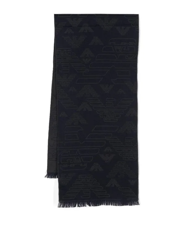 Emporio Armani Écharpe - Bleu - Bleu - Homme | 625009CC30600334