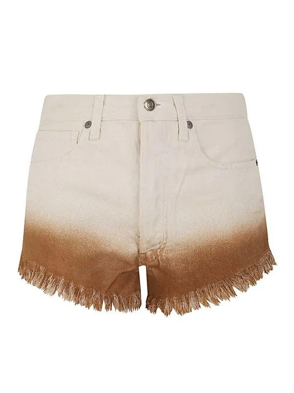 Alanui Short - Bright Hues - Blanc - Femme | LWYC009R24DEN0010360