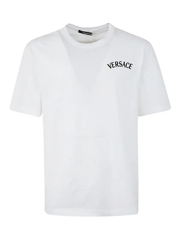 Versace T-Shirt - Blanc - Blanc - Homme | 10133021A098651W010