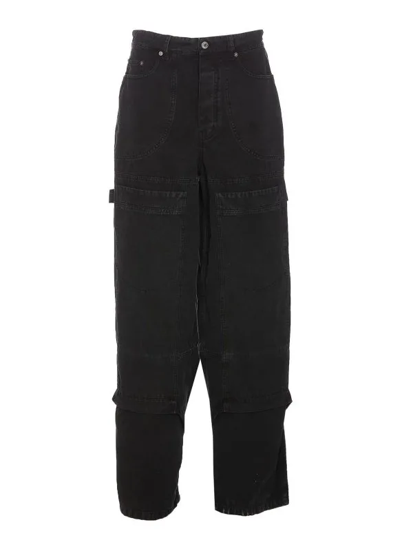 Off-White Jean Bootcut - Noir - Noir - Homme | OMCE044C99FAB0011000