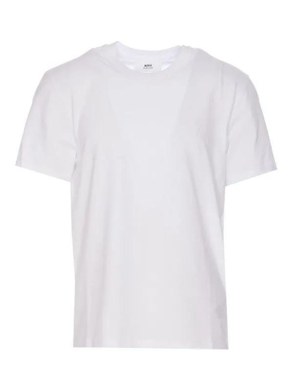 Ami Paris T-Shirt - Blanc - Blanc - Homme | UTS003724100