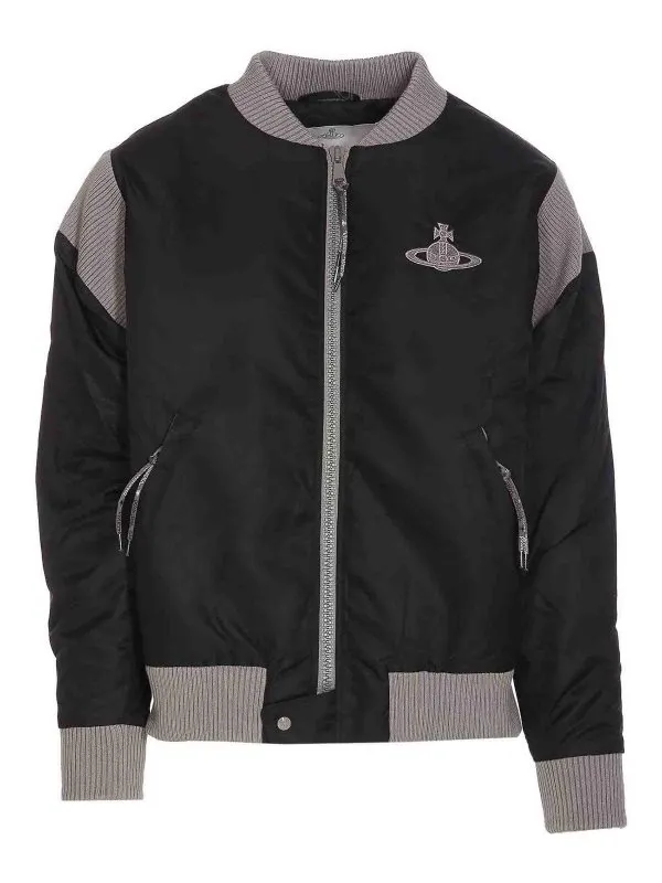 Vivienne Westwood Bomber - Noir - Noir - Homme | 33040009W00M0N401