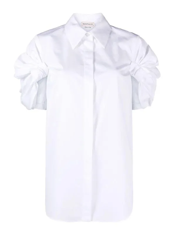 Alexander Mcqueen Chemise - Blanc - Blanc - Femme | 775580QAAAD9000