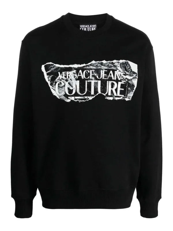 Versace Jeans Couture Sweat-Shirts - Noir - Noir | 76GAIE03CF00E899