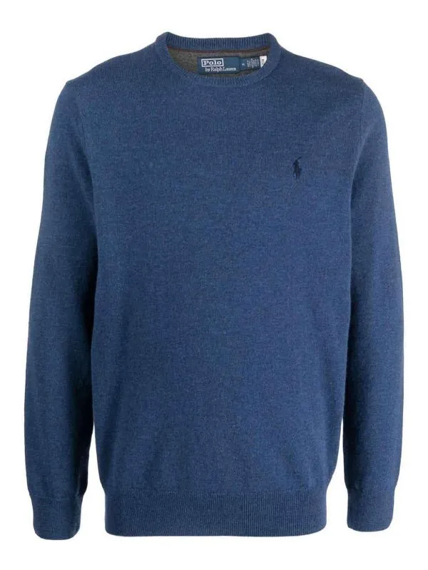 Polo Ralph Lauren Pull Col Rond - Bleu - Bleu | 710876714015