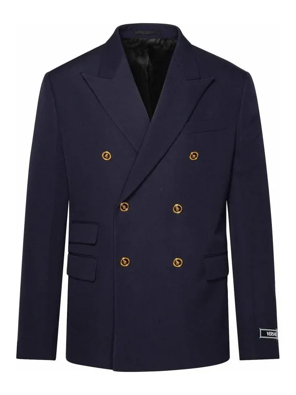 Versace Blazer - Bleu Foncé - Bleu Foncé | 10132831A098381UI20