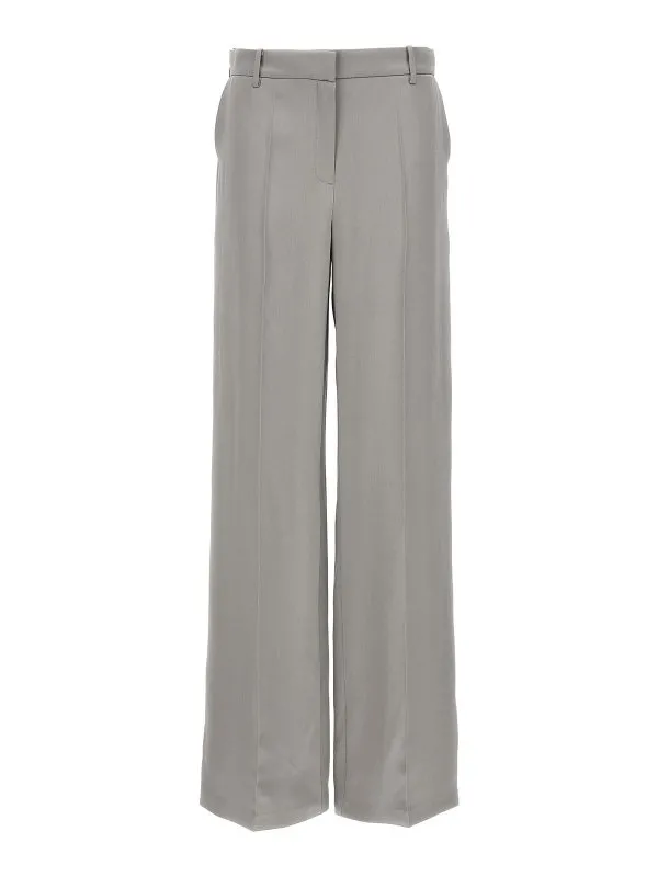 Magda Butrym Pantalons Décontractés - Gris - Gris | 211723GREY