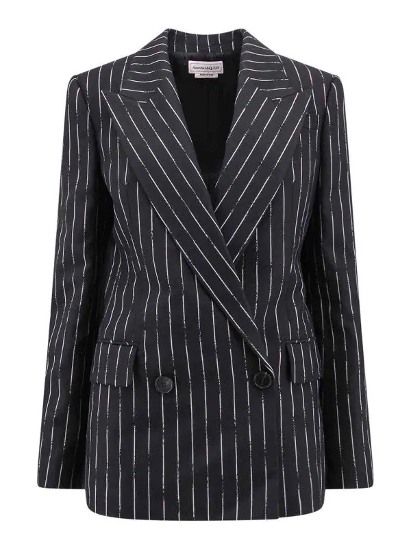 Alexander Mcqueen Blazer - Noir - Noir - Femme | 768496QJADN1090