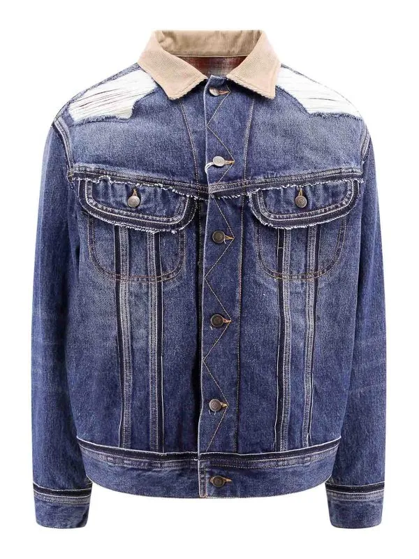 Maison Margiela Veste Casual - Bleu - Bleu | S67AM0061STZ092962