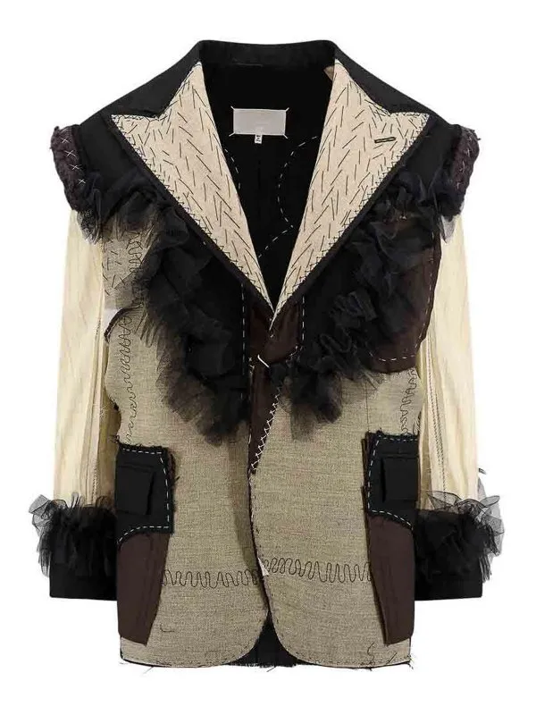 Maison Margiela Blazer - Noir - Noir - Femme | S67BN0036S49892900