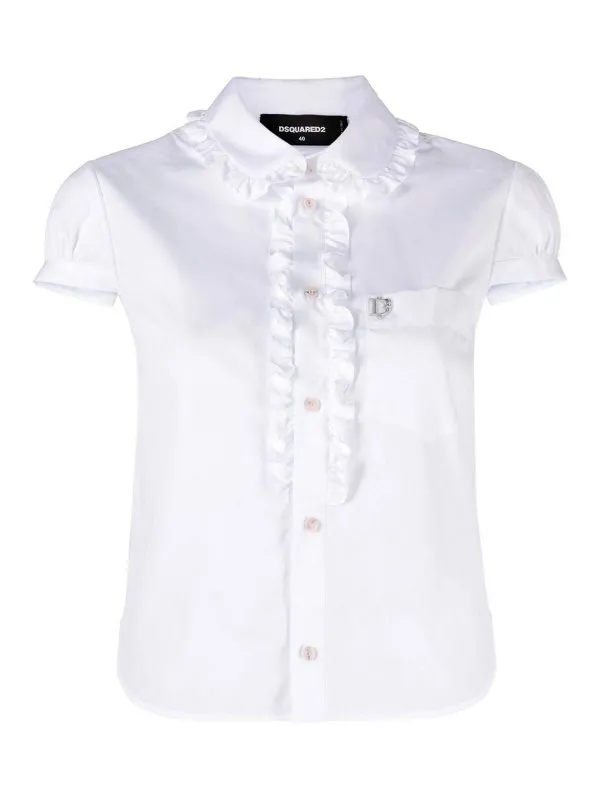 Dsquared2 Chemise - Blanc - Blanc - Femme | S75DL0874S36275100