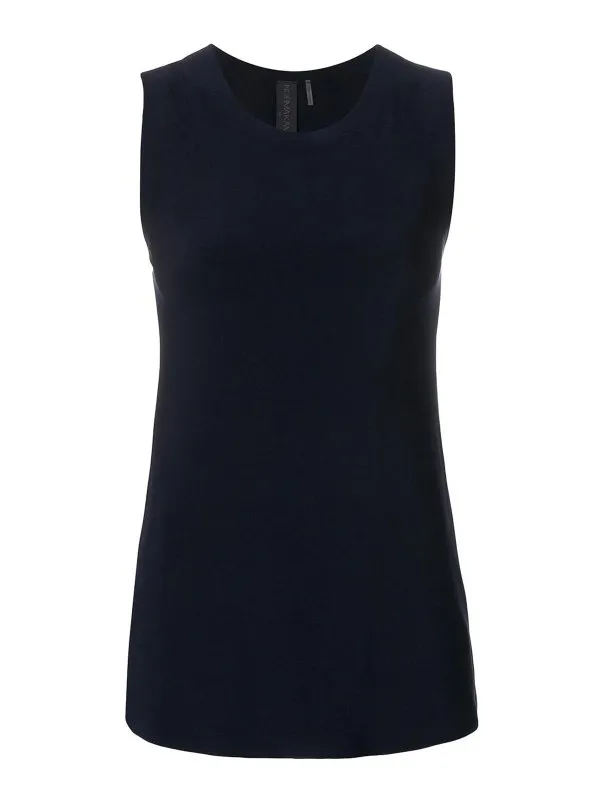 Norma Kamali Top - Bleu - Bleu - Femme | KK4266PL107012