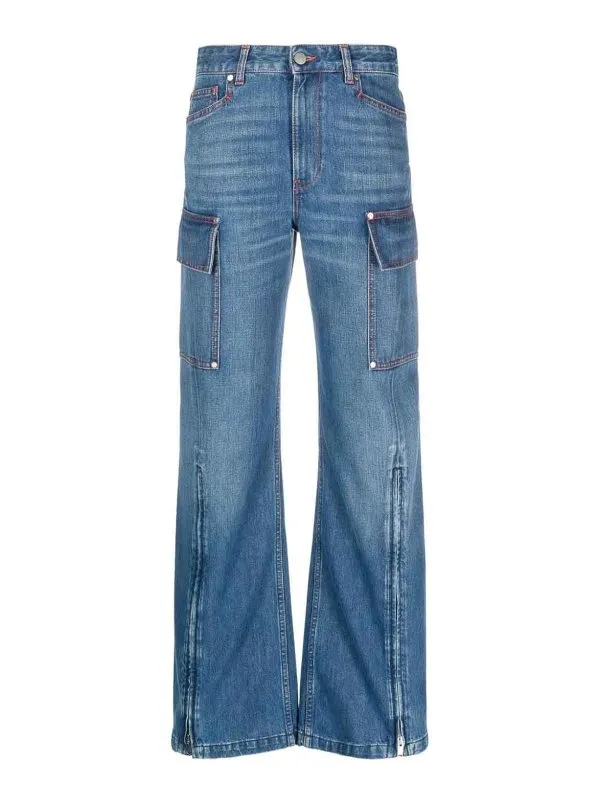 Stella Mccartney Jean Bootcut - Bleu - Bleu | 6D02463SPH584141