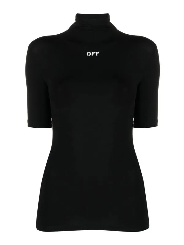 Off-White T-Shirt - Noir - Noir - Femme | OWAD137C99JER0021001
