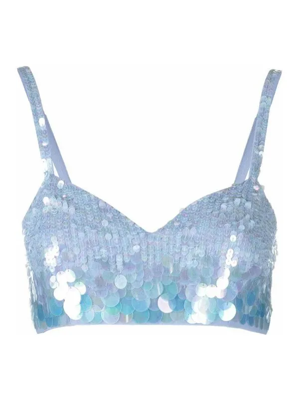 P.A.R.O.S.H. Top - Bleu Clair - Bleu Clair - Femme | D311579GIGI078