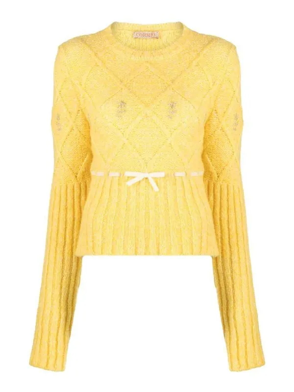 Cormio Top - Jaune - Jaune - Femme | OMA5YELLOW | thebs.com