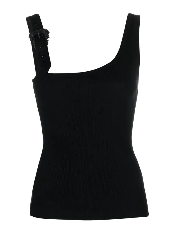 Versace Jeans Couture Top - Noir - Noir - Femme | 76HAM625J0004899