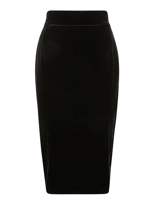 Chiara Boni La Petite Robe Jupe Midi - Noir - Noir | GOLUMIVELVBS37