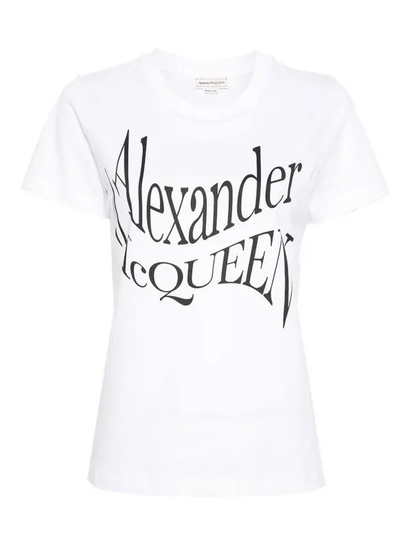 Alexander Mcqueen T-Shirt - Blanc - Blanc - Femme | 781403QZALT0900