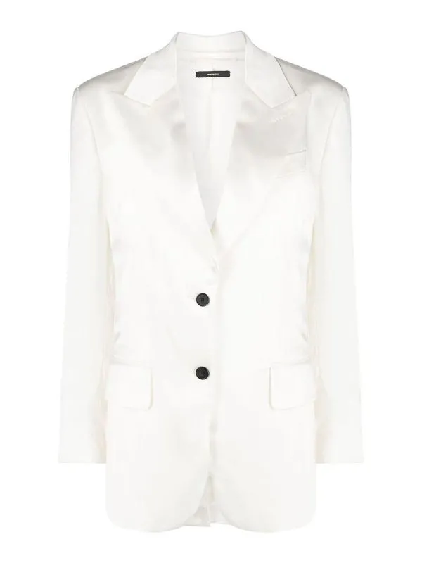 Tom Ford Blazer - Blanc - Blanc - Femme | FAX727GI2916AW003
