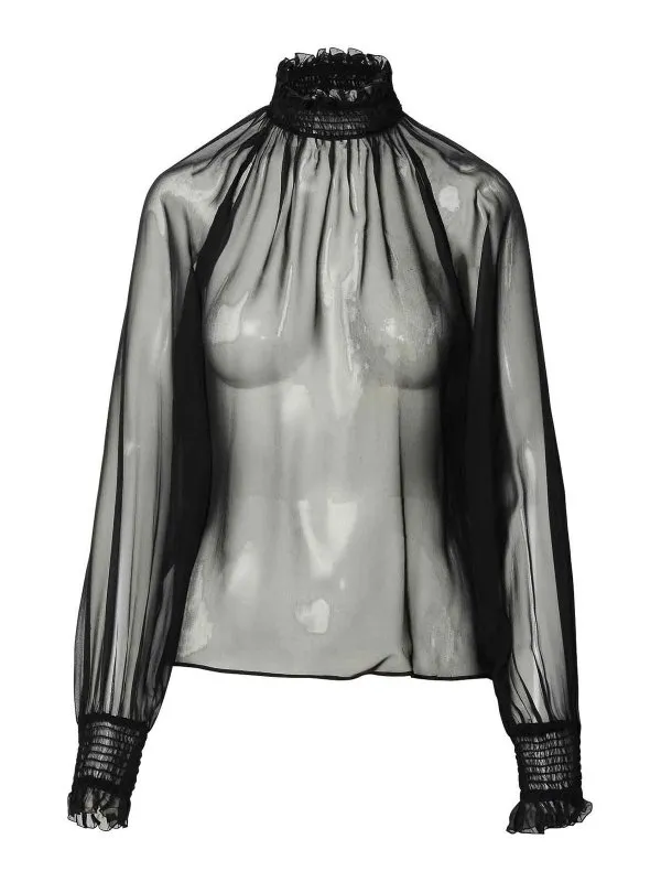 Dolce & Gabbana Blouse - Noir - Noir - Femme | F79EMTFU1ATN0000