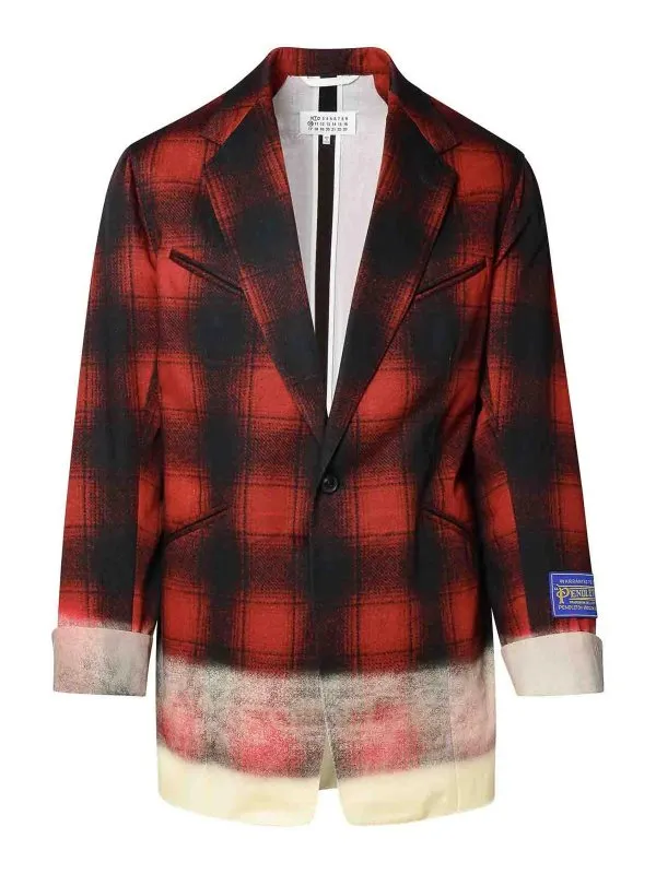 Maison Margiela Blazer - Rouge - Rouge | S50BN0515M35005001S