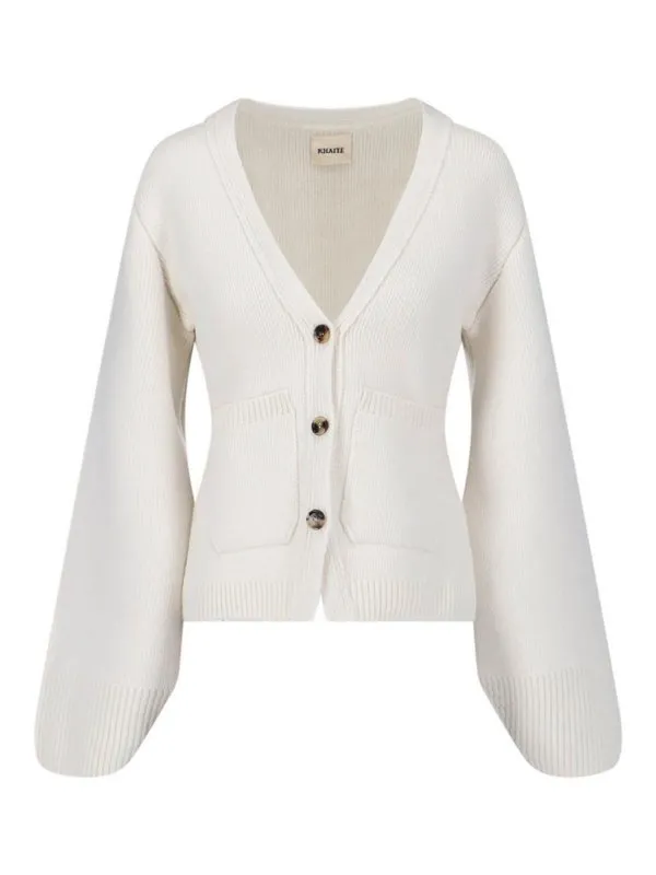 Khaite Cardigan - Blanc - Blanc - Femme | 8267600K600183