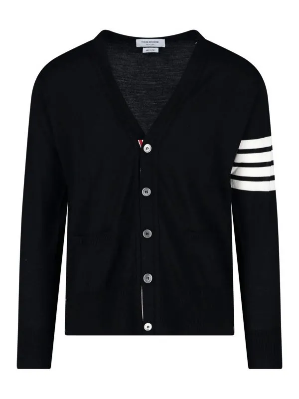 Thom Browne Cardigan - Noir - Noir - Homme | MKC002AY1014001
