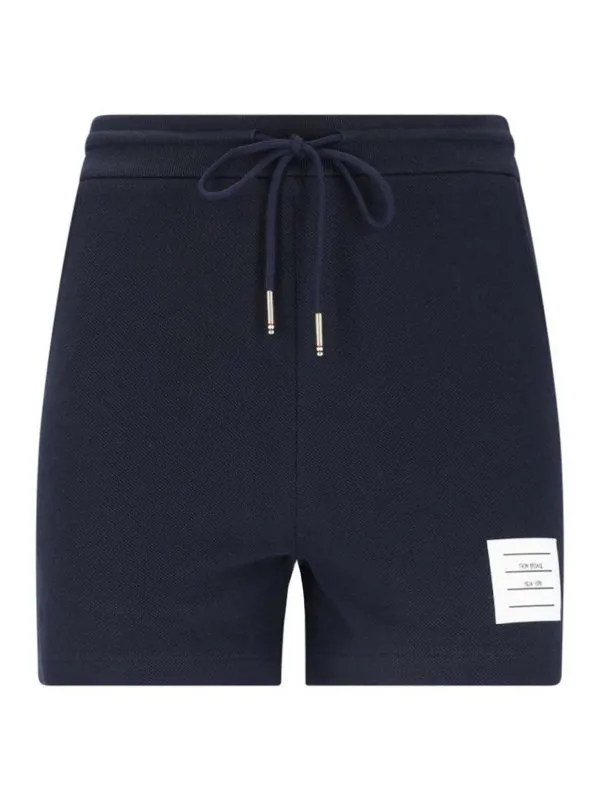 Thom Browne Short - Bleu - Bleu - Femme | FJQ015A00050415