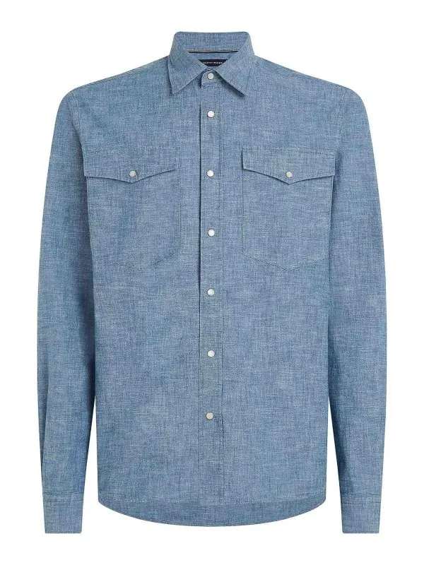 Tommy Hilfiger Chemise - Foncé Délavé - Homme | MW0MW346391C6