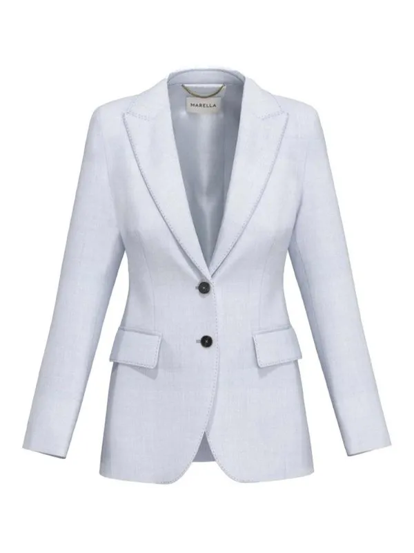 Marella Blazer - Bleu Clair - Bleu Clair | 2423046051200BANFY001