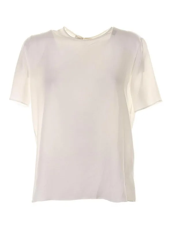 Eleventy Blouse - Blanc - Blanc - Femme | H80CAMF06TES0G15901