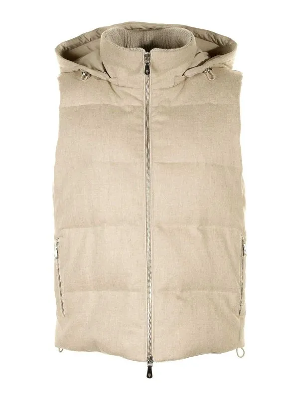 Eleventy Blouson Rembourré - Beige - Beige | H80GBTH04TES0H04102