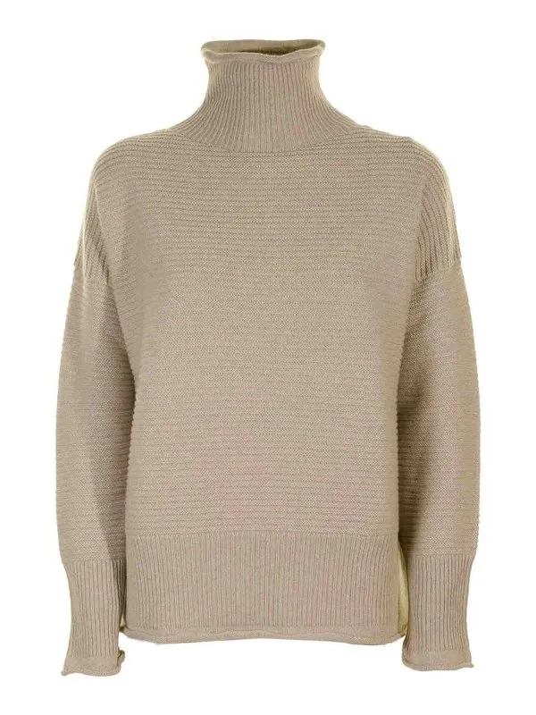 Eleventy Pull Col Roulé - Beige - Beige | H81MAGH32MAG0D01802