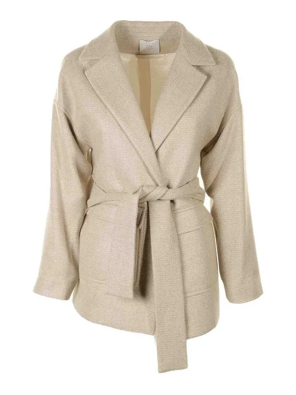 Eleventy Blazer - Beige - Beige - Femme | H85GIAH02TES0H06202