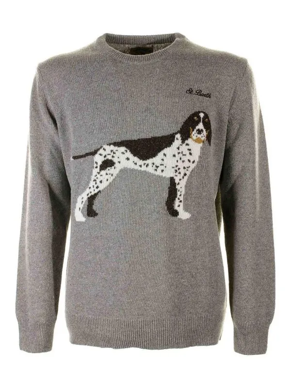 Mc2 Saint Barth Pull Col Rond - Gris - Gris | HER000109775E15ML