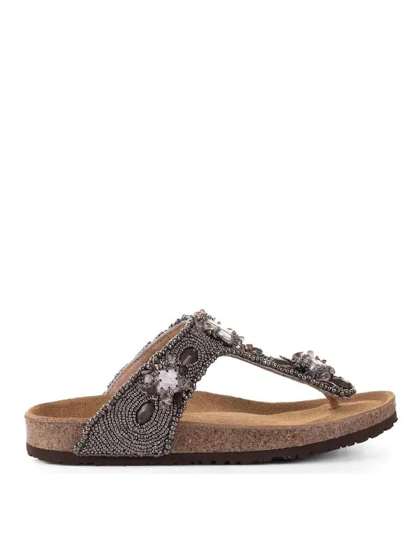 Maliparmi Tongs - Argent - Argenté - Femme | SJ00179101196000