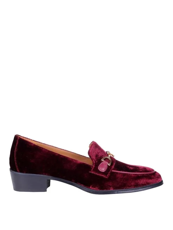 Roberto Festa Mocassins - Rouge Brun | AXELVELLUTONAPPABORDEAUX