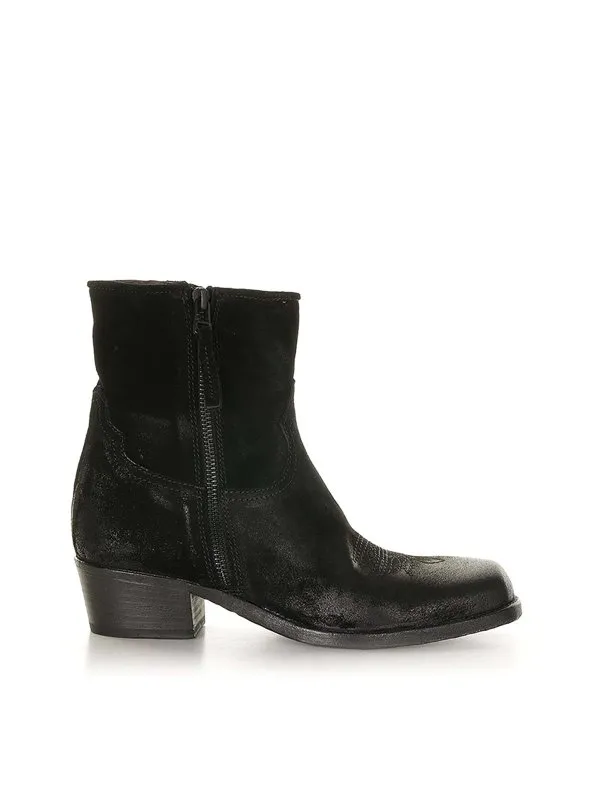 Keep Bottines - Noir - Noir - Femme | 7740CAM01CAMOSCIOOLDNERO