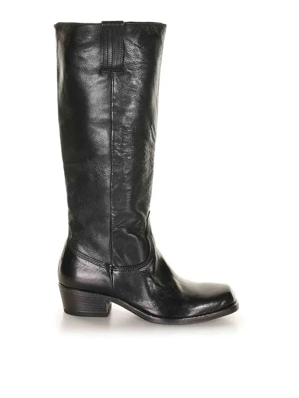 Keep Bottes - Noir - Noir - Femme | 7758CAL01CALFNERO