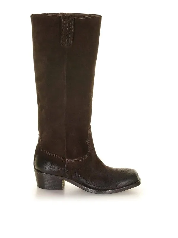 Keep Bottes - Marron Foncé - Femme | 7758CAM01CAMOSCIOTMORO