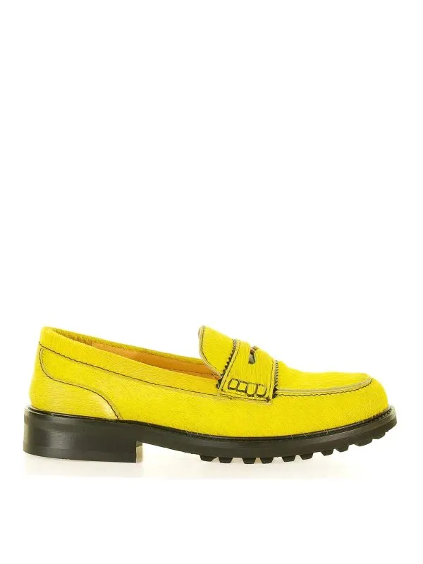 Viola Ricci Mocassins - Jaune - Jaune - Femme | VR01PONYFLOUSOLE