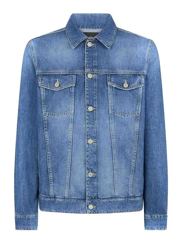 Dondup Veste Casual - Foncé Délavé - Homme | UJ812DF0269HG7DU800