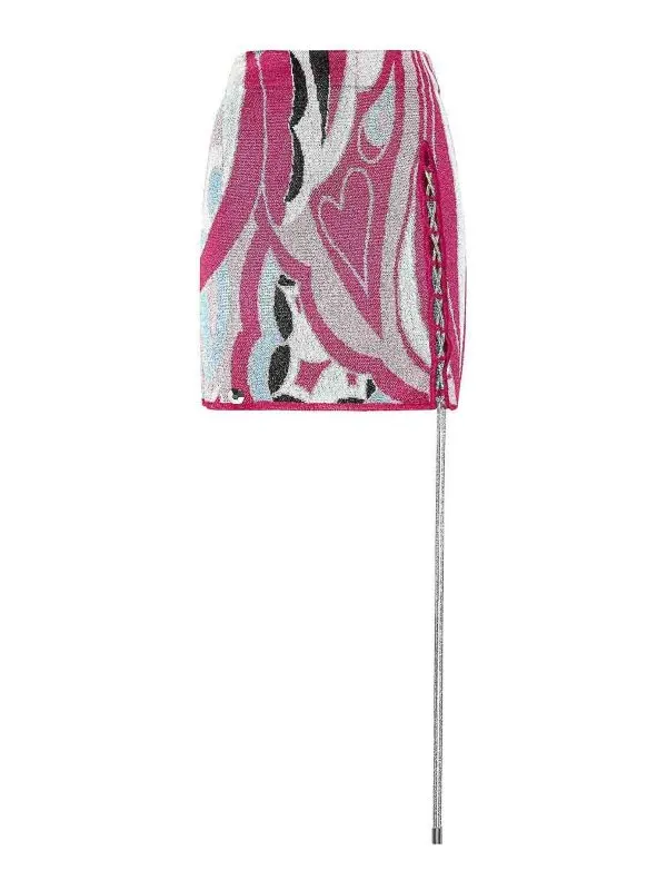 Philipp Plein Jupe Midi - Fuchsia - Fuchsia | SADCWKV0074PKN002N33